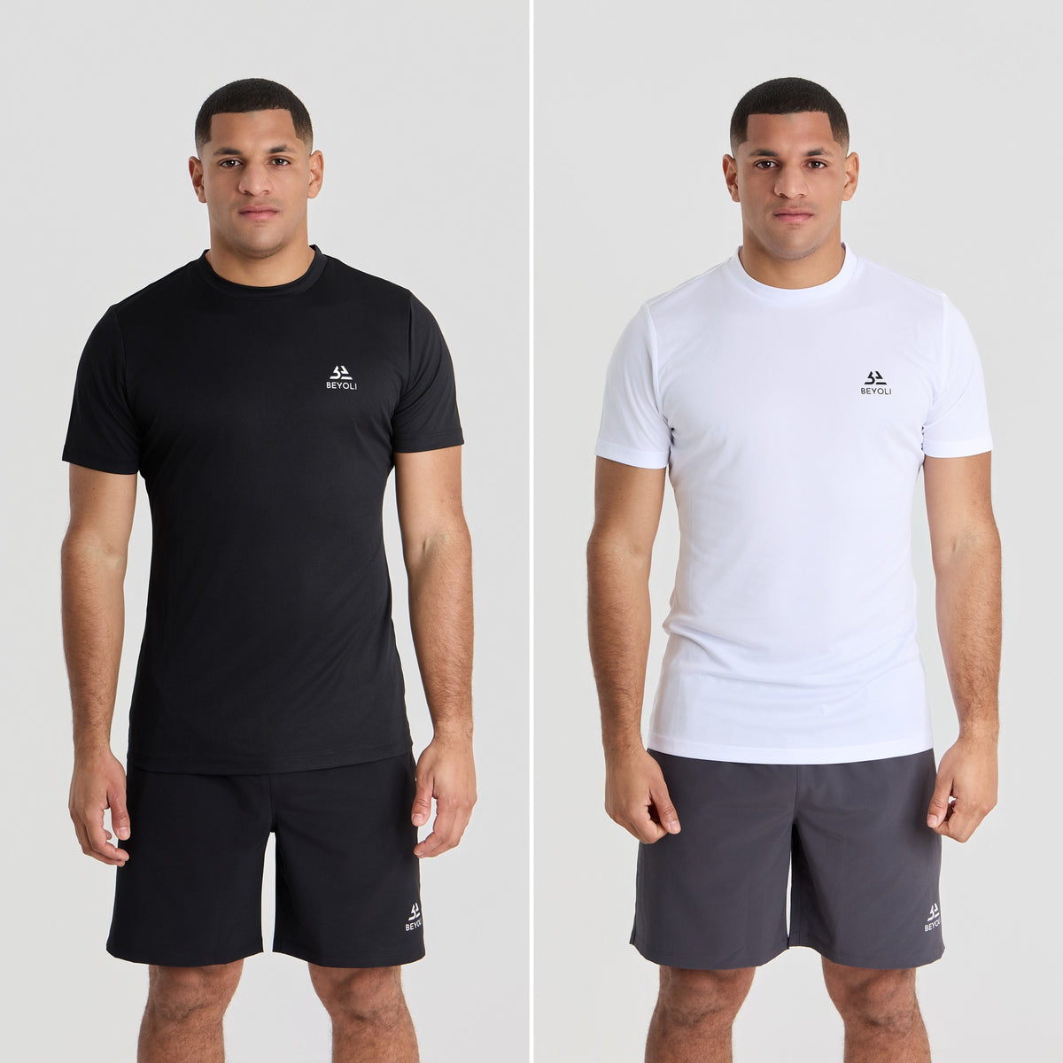 Pack 2 T-shirts Essential Beyoli - Noir + Blanc