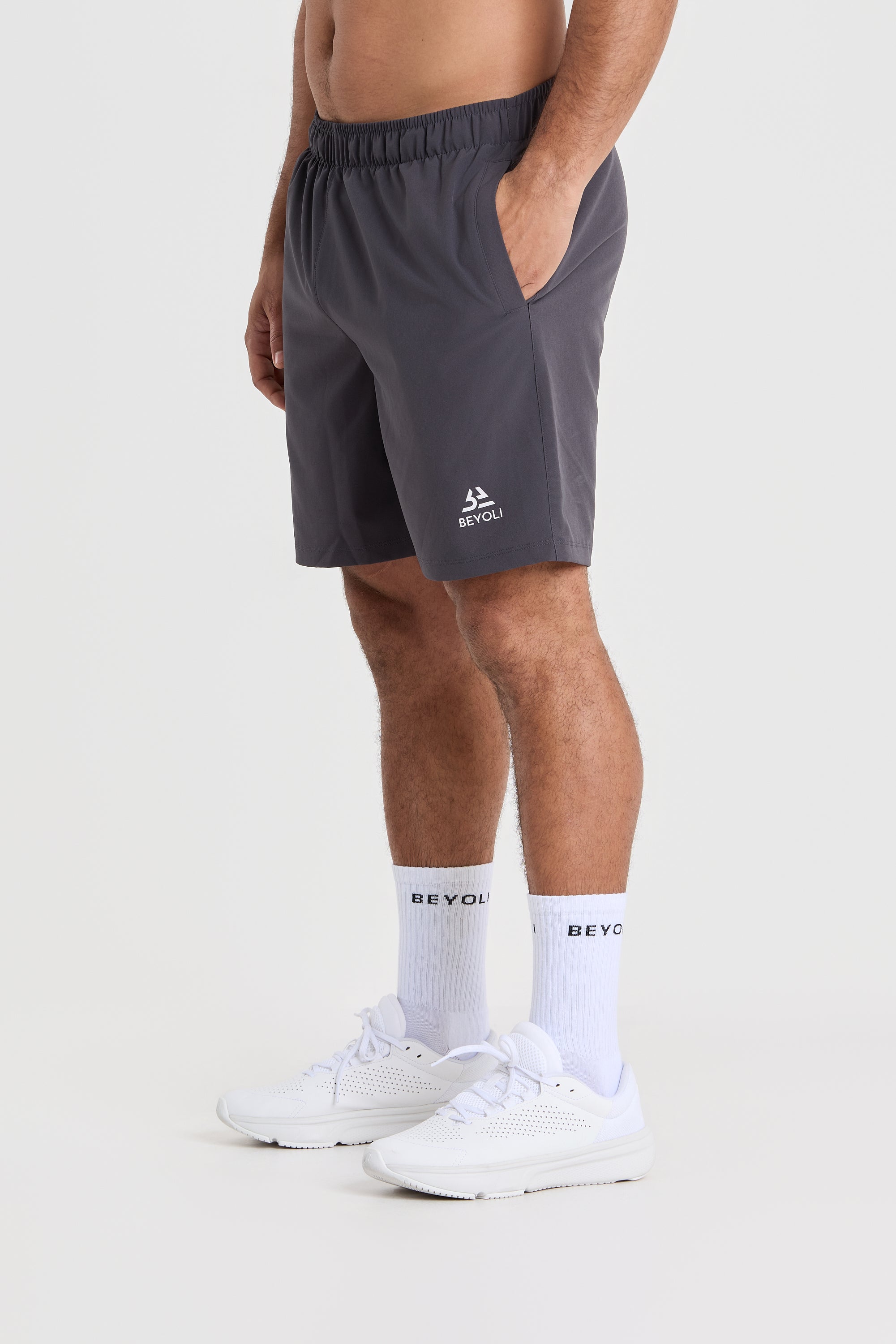 Short Essential Polyester Beyoli - Gris