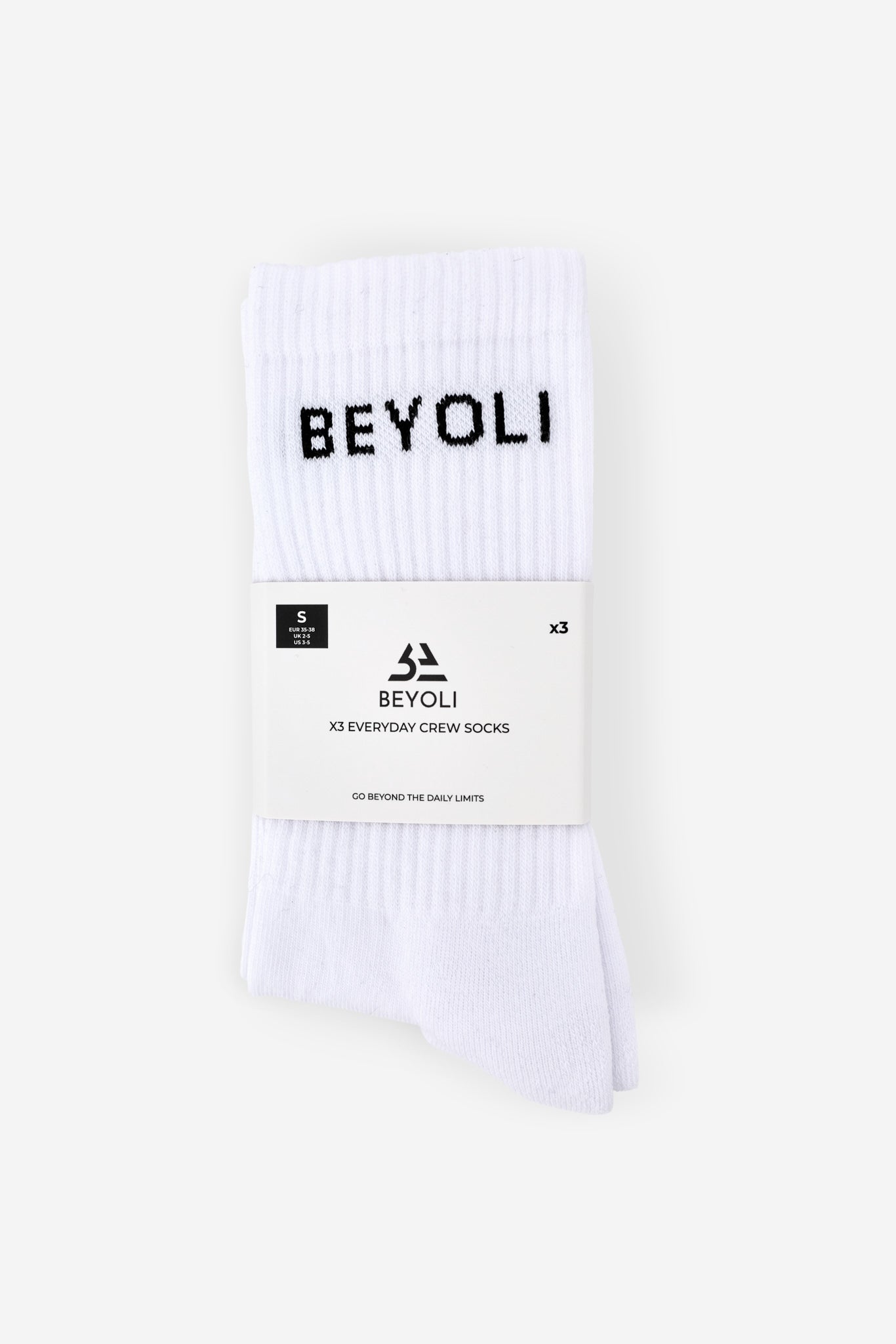 Chaussettes blanches Beyoli - 3 paires
