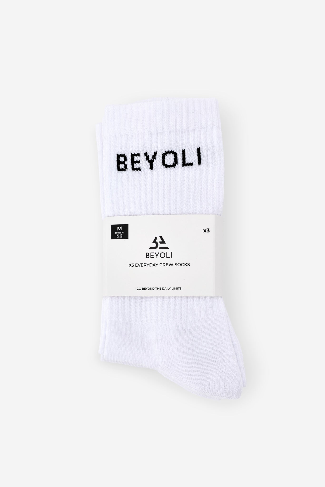 Chaussettes blanches Beyoli - 3 paires