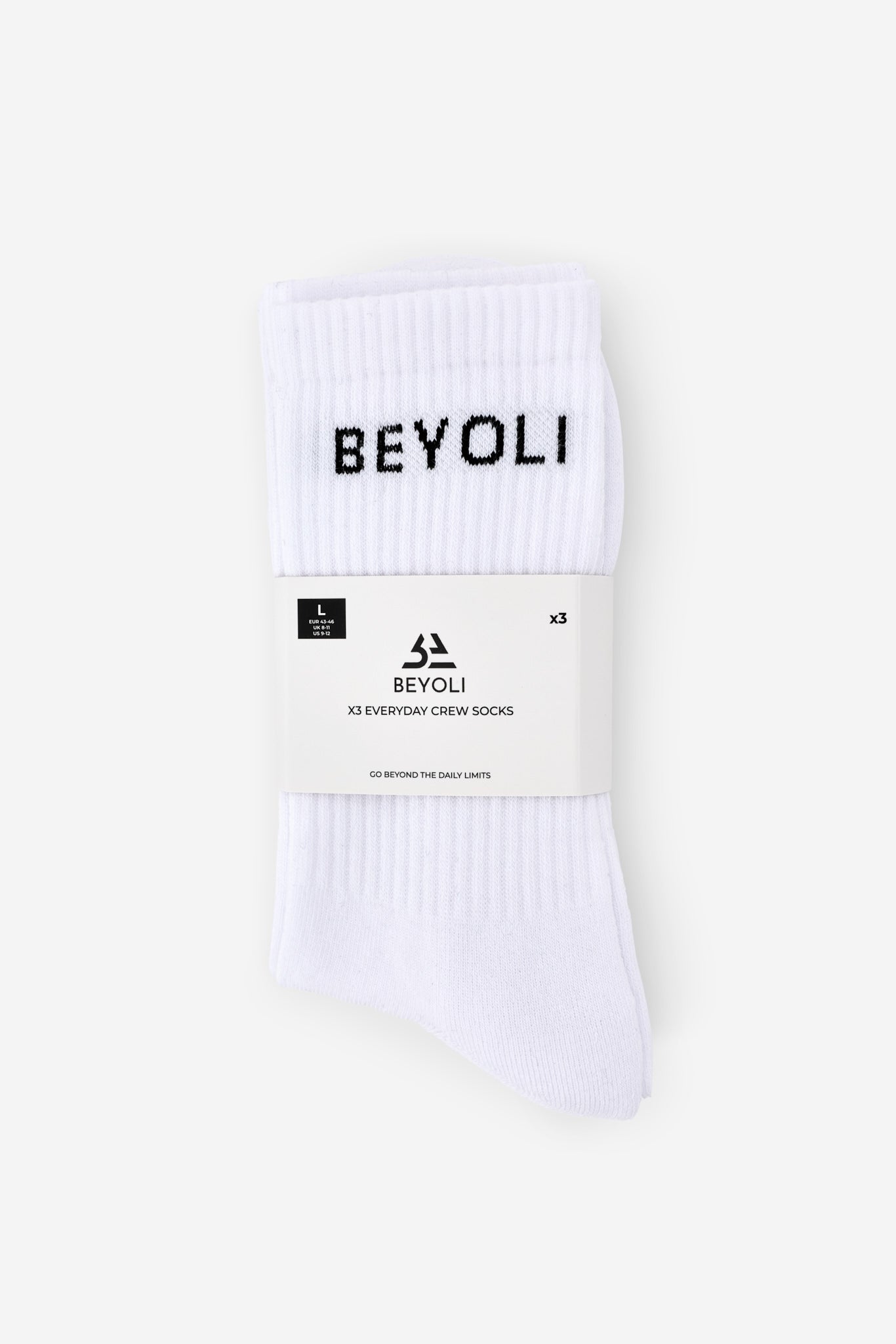 Chaussettes blanches Beyoli - 3 paires
